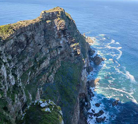 Tű-fok, Cape Agulhas, Atlanti óceán, Indiai óceán, vadnyugati csehó, Dél-Afrika, motoros túra, African Visitors